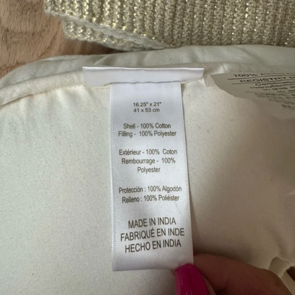 Pottery‎ Barn Teen x Emily Meritt Anchor Pillow & Throw Blanket 50” x 60”